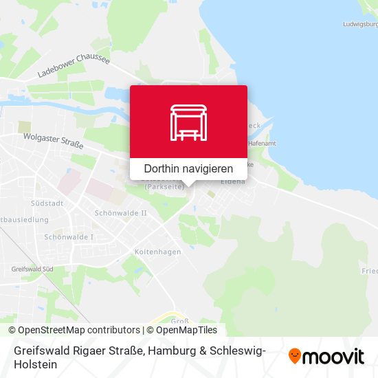 Greifswald Rigaer Straße Karte
