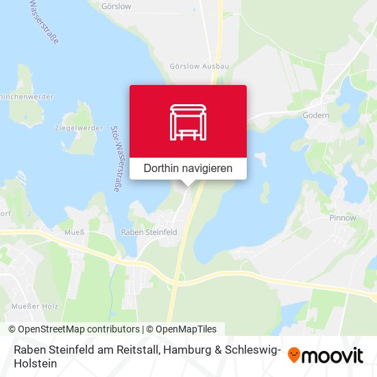 Raben Steinfeld am Reitstall Karte