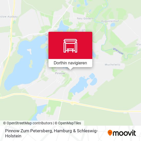 Pinnow Zum Petersberg Karte