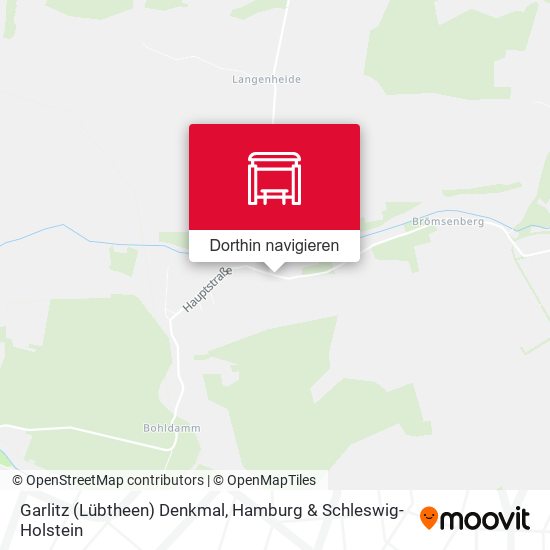 Garlitz (Lübtheen) Denkmal Karte