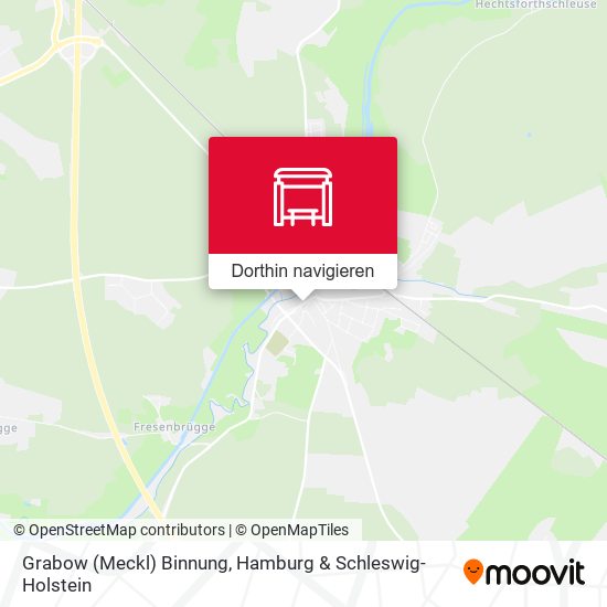 Grabow (Meckl) Binnung Karte