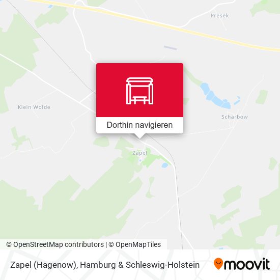 Zapel (Hagenow) Karte