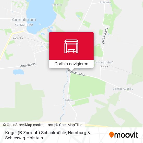 Kogel (B Zarrent.) Schaalmühle Karte