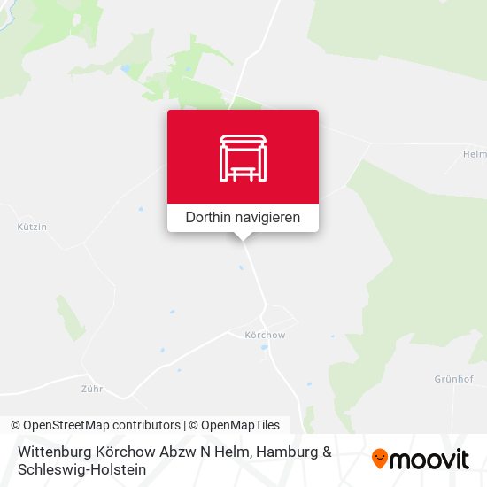 Wittenburg Körchow Abzw N Helm Karte