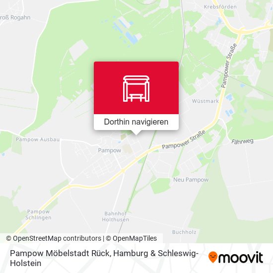 Pampow Möbelstadt Rück Karte
