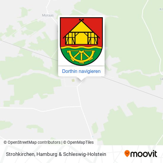 Strohkirchen Karte