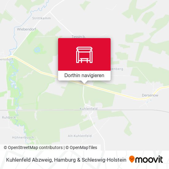 Kuhlenfeld Abzweig Karte