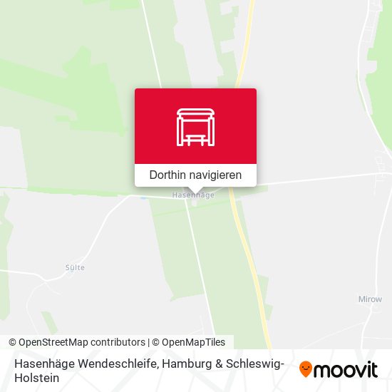 Hasenhäge Wendeschleife Karte