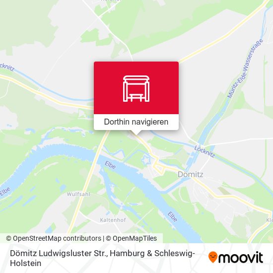 Dömitz Ludwigsluster Str. Karte