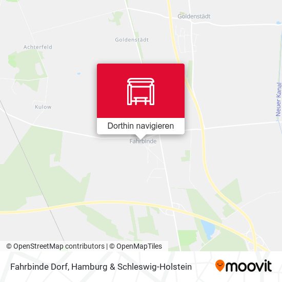 Fahrbinde Dorf Karte