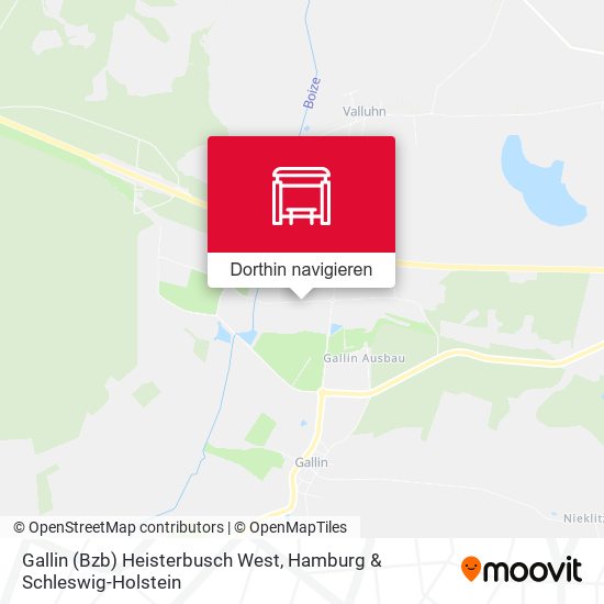 Gallin (Bzb) Heisterbusch West Karte