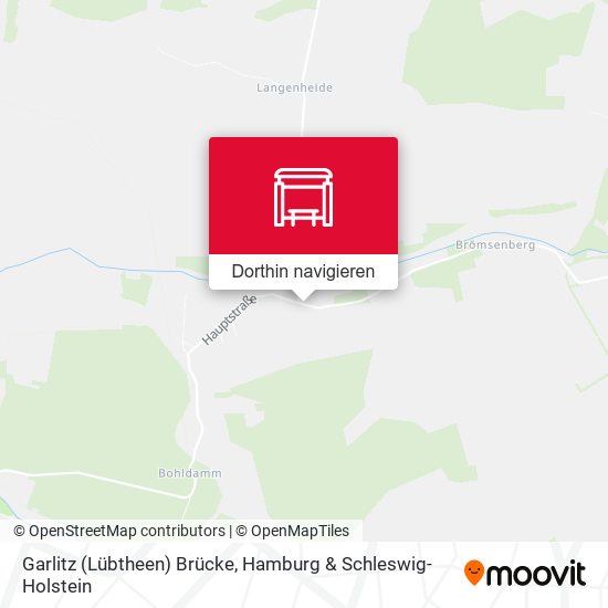 Garlitz (Lübtheen) Brücke Karte