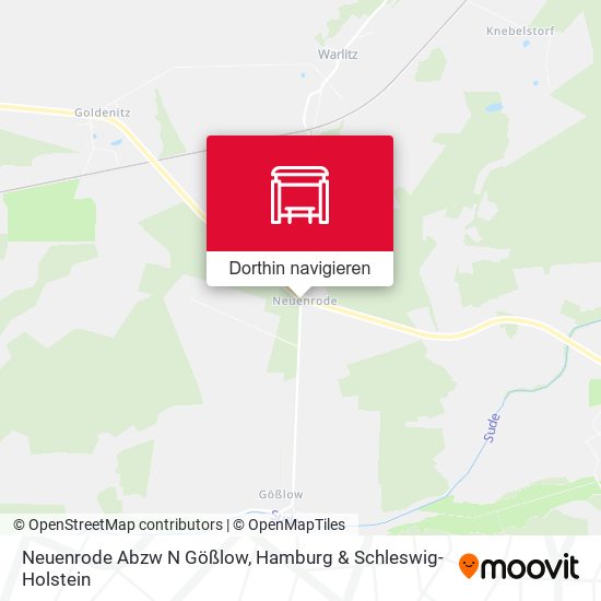 Neuenrode Abzw N Gößlow Karte