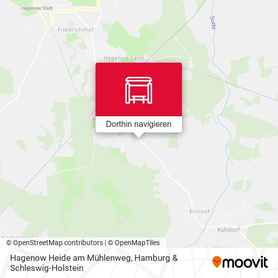 Hagenow Heide am Mühlenweg Karte