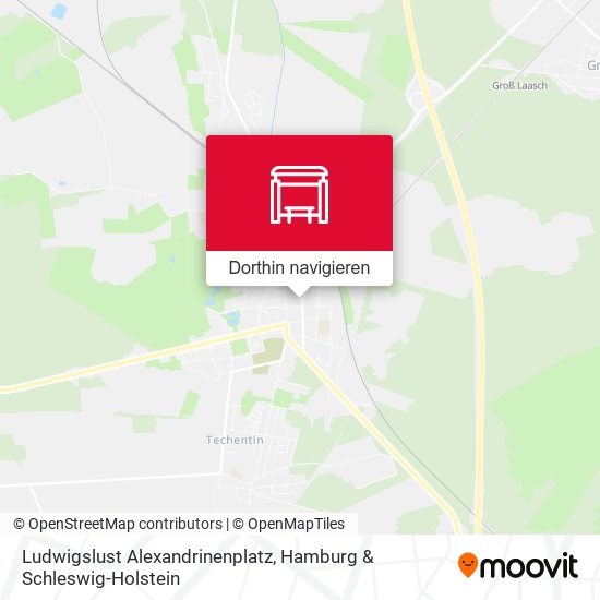 Ludwigslust Alexandrinenplatz Karte