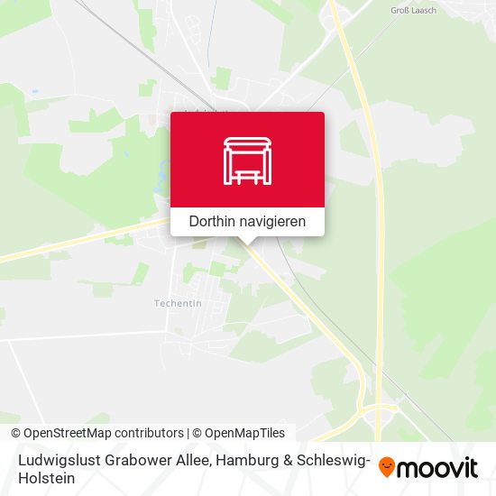 Ludwigslust Grabower Allee Karte