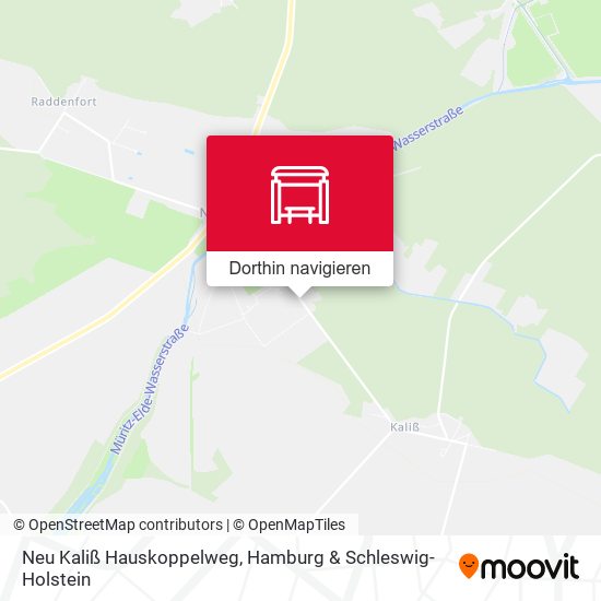 Neu Kaliß Hauskoppelweg Karte