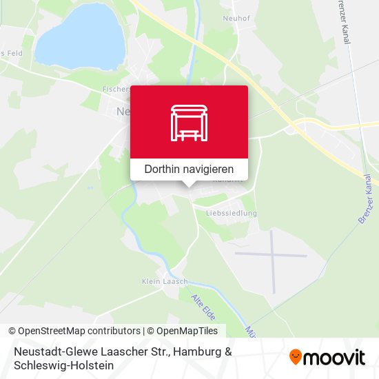 Neustadt-Glewe Laascher Str. Karte