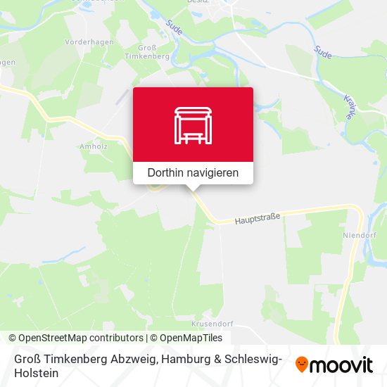 Groß Timkenberg Abzweig Karte