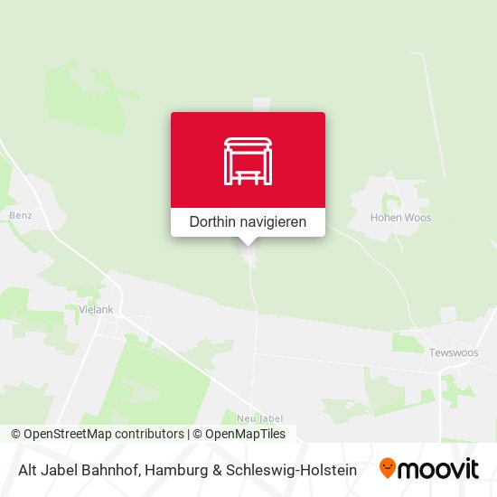 Alt Jabel Bahnhof Karte