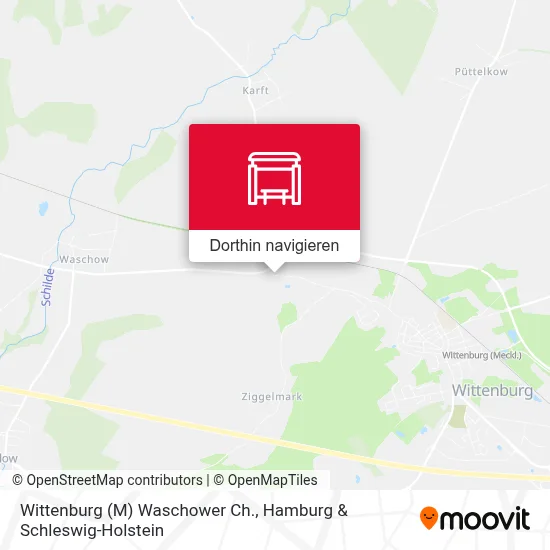 Wittenburg (M) Waschower Ch. Karte