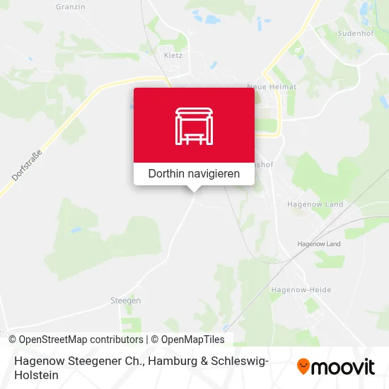 Hagenow Steegener Ch. Karte