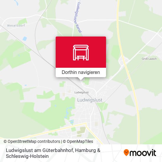 Ludwigslust am Güterbahnhof Karte