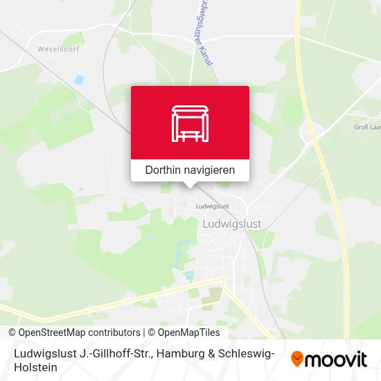 Ludwigslust J.-Gillhoff-Str. Karte