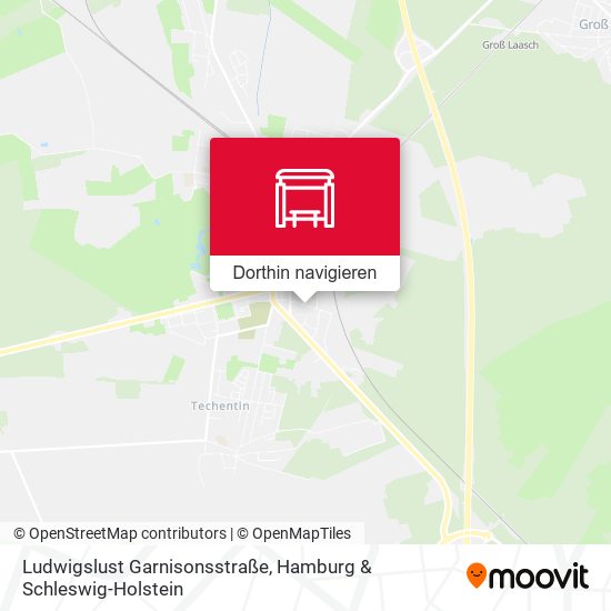 Ludwigslust Garnisonsstraße Karte