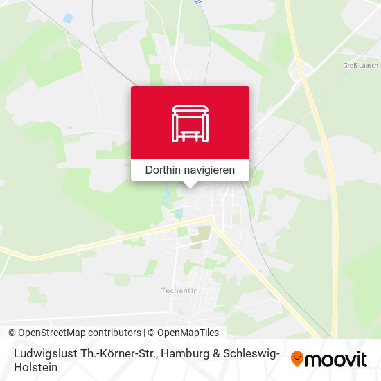 Ludwigslust Th.-Körner-Str. Karte