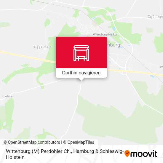 Wittenburg (M) Perdöhler Ch. Karte