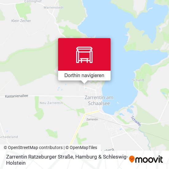 Zarrentin Ratzeburger Straße Karte