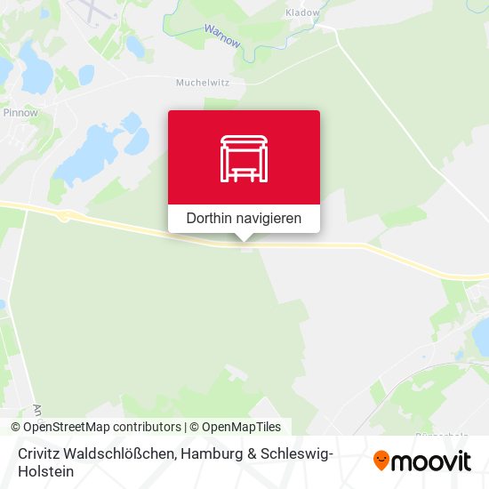 Crivitz Waldschlößchen Karte