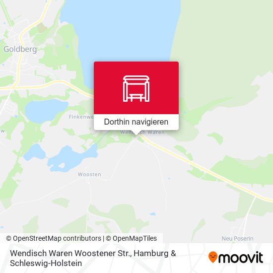 Wendisch Waren Woostener Str. Karte