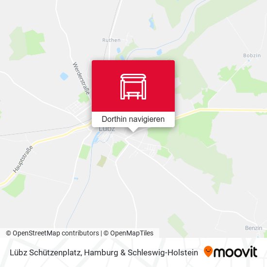 Lübz Schützenplatz Karte