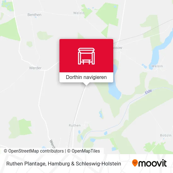 Ruthen Plantage Karte