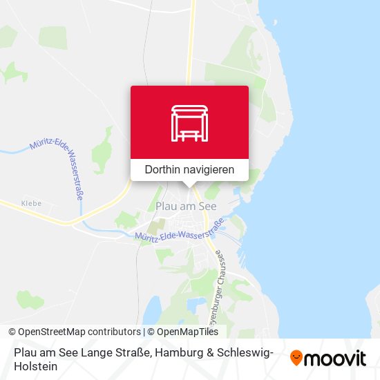 Plau am See Lange Straße Karte