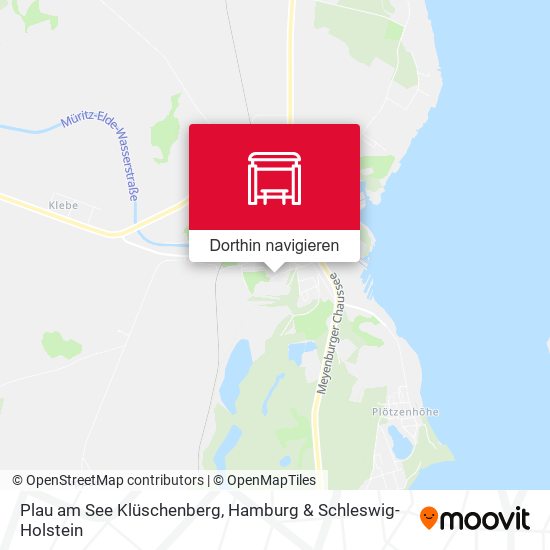 Plau am See Klüschenberg Karte
