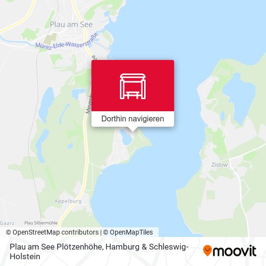 Plau am See Plötzenhöhe Karte