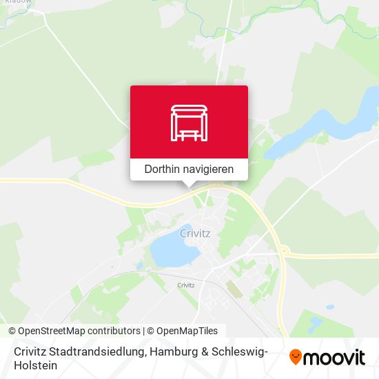 Crivitz Stadtrandsiedlung Karte