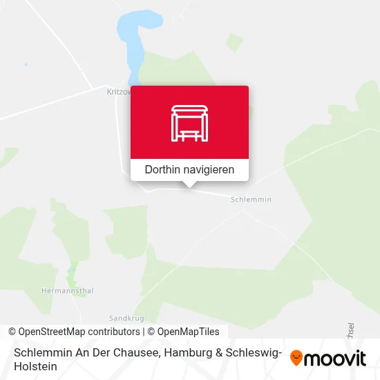 Schlemmin An Der Chausee Karte