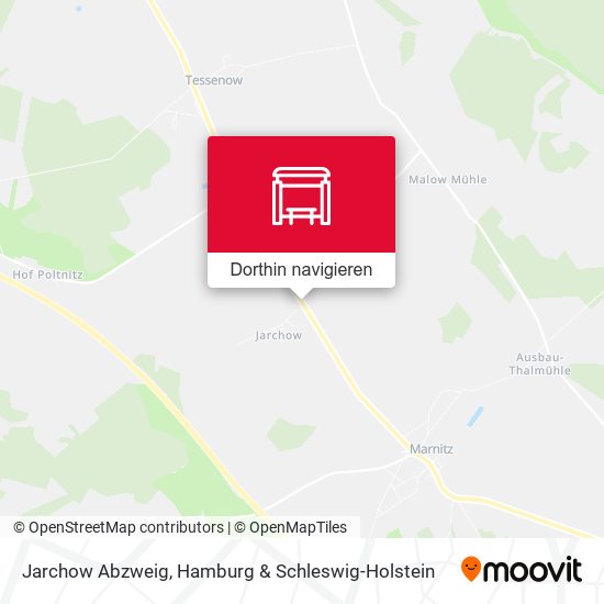 Jarchow Abzweig Karte