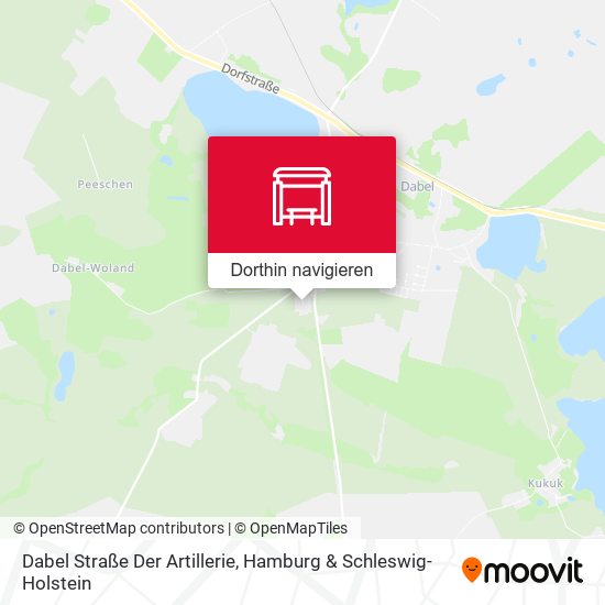 Dabel Straße Der Artillerie Karte