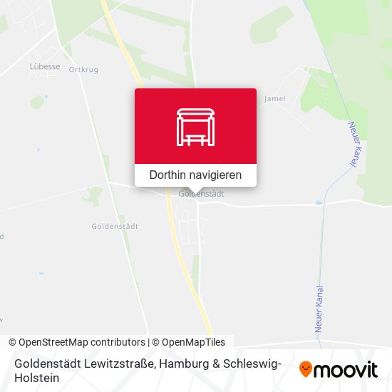 Goldenstädt Lewitzstraße Karte