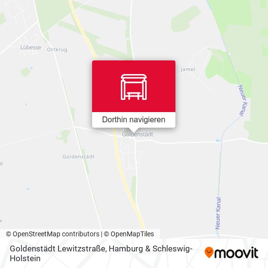 Goldenstädt Lewitzstraße Karte
