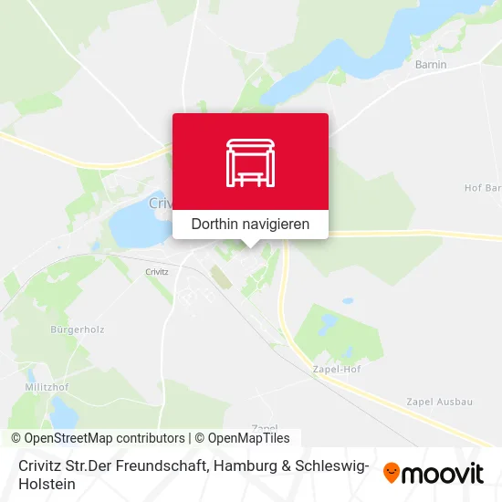 Crivitz Str.Der Freundschaft Karte