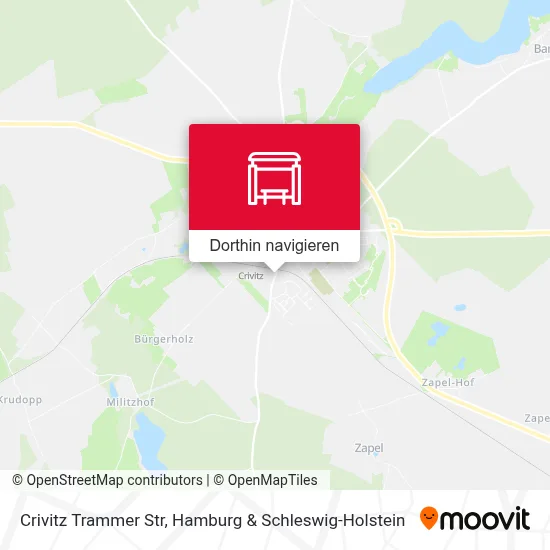 Crivitz Trammer Str Karte