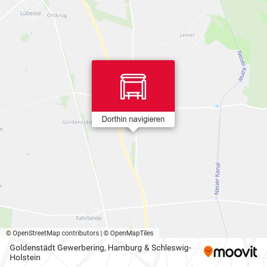 Goldenstädt Gewerbering Karte