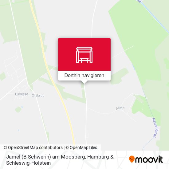 Jamel (B Schwerin) am Moosberg Karte