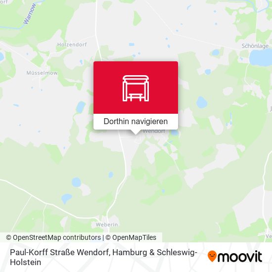 Paul-Korff Straße Wendorf Karte